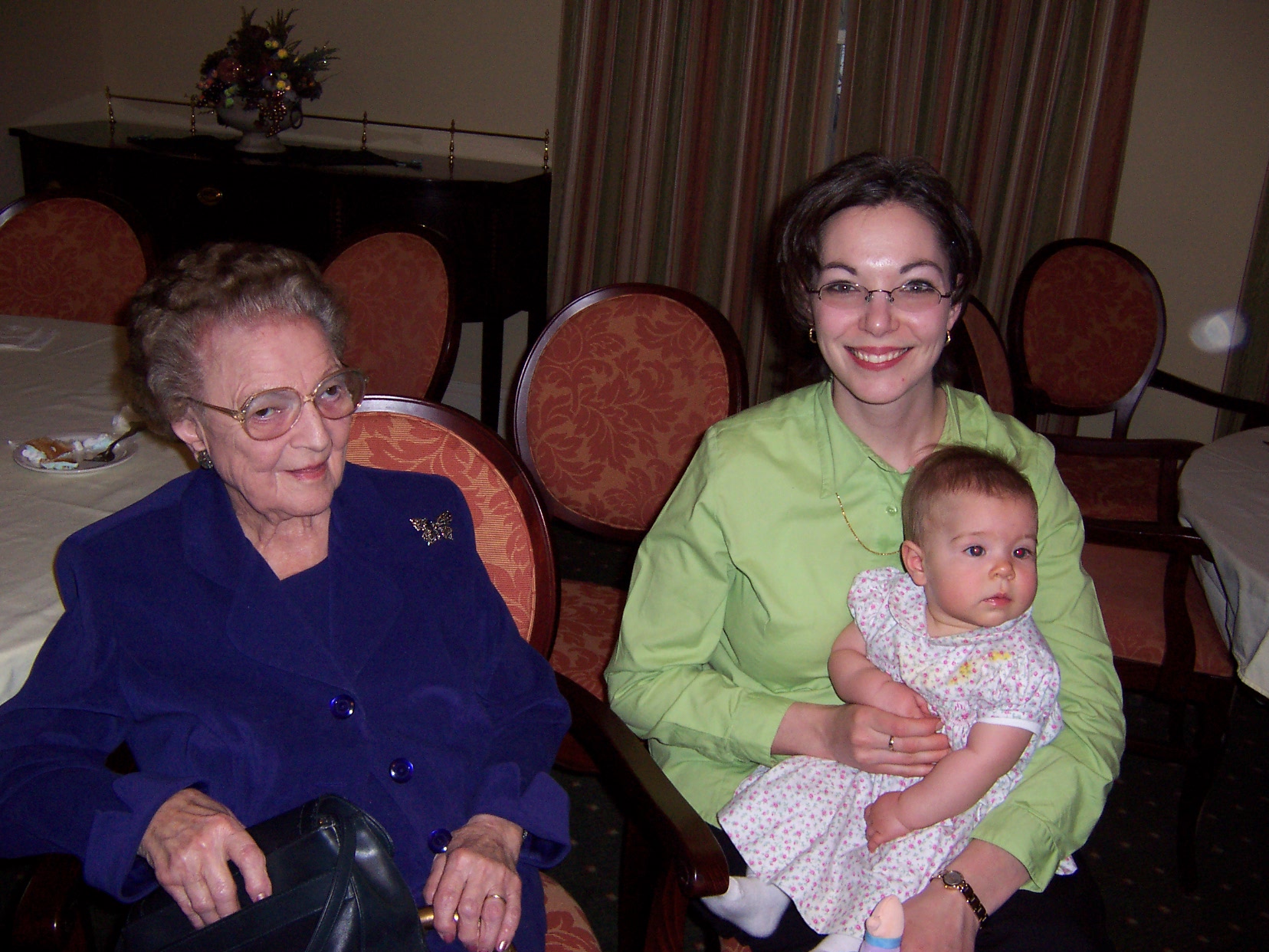Hazel with my wife Louise and my daughter Leona